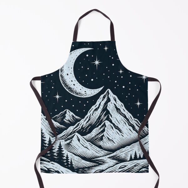 Item preview, Mystical Winter Mountain Moonrise Circle designed and sold by Vision Crafted.