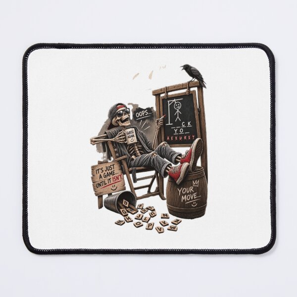 Item preview, Skeleton playing Hangman designed and sold by IvanaIka.