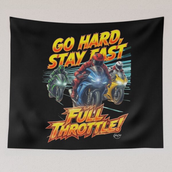 Item preview, Go Hard,Stay Fast: FULL THROTTLE!  designed and sold by Gnarly360.