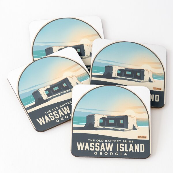 Item preview, Wassaw Island Georgia designed and sold by DetourDgn.