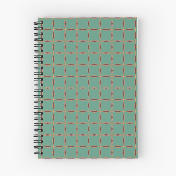 Item preview, Teal Grid Diamond Geometric Pattern designed and sold by Zaya_art.