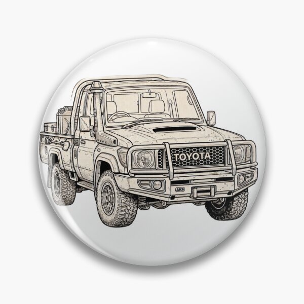 Item preview, Toyota Landcruiser 79 series Plain designed and sold by TribeAndTrend.