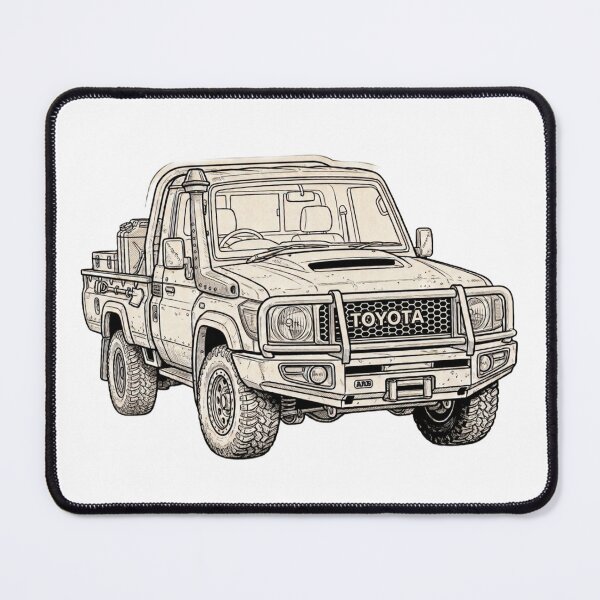 Item preview, Toyota Landcruiser 79 series Plain designed and sold by TribeAndTrend.