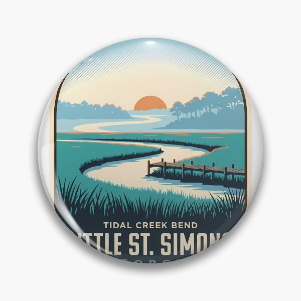 Item preview, Little St. Simons Georgia designed and sold by DetourDgn.