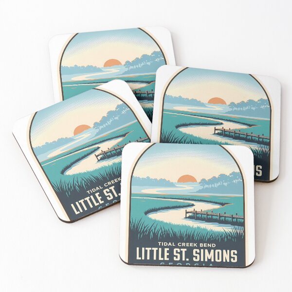Item preview, Little St. Simons Georgia designed and sold by DetourDgn.