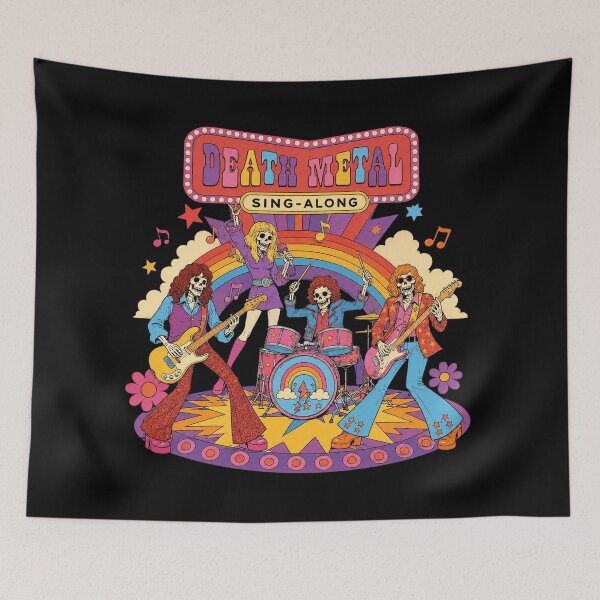 Item preview, Death Metal Sing-along Retro Graphic designed and sold by Clayborn1Carrie.