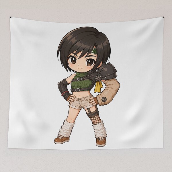 Item preview, Chibi Yuffie Kisaragi Final Fantasy 7 | FFVII Fanart  designed and sold by bapupa.