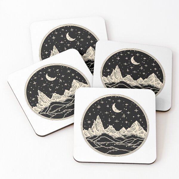 Item preview, Sacred Mountain Peaks and Midnight Moon Circle designed and sold by Vision Crafted.