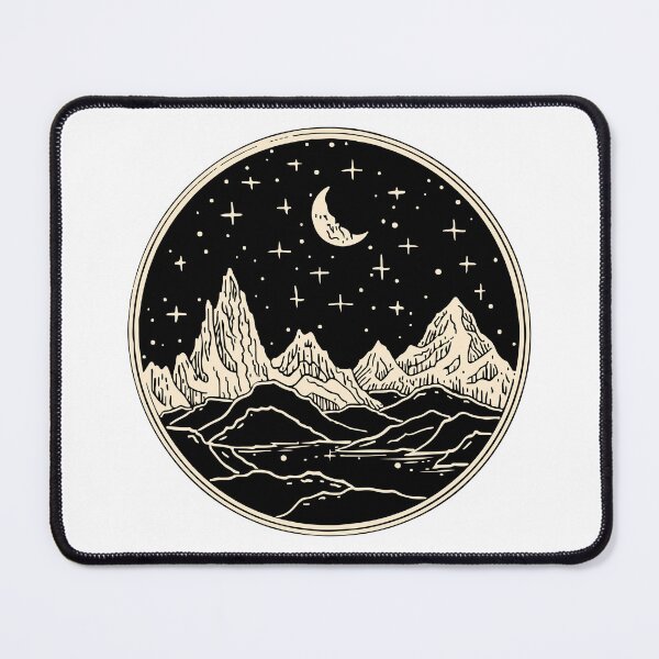 Item preview, Sacred Mountain Peaks and Midnight Moon Circle designed and sold by Vision Crafted.