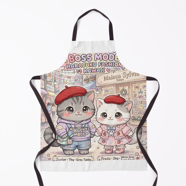 Item preview, Boss Mode Harajuku Tokyo Japan Cats Junior 7kg Freda 2kg Kawaii designed and sold by MAISON SYLVIE.
