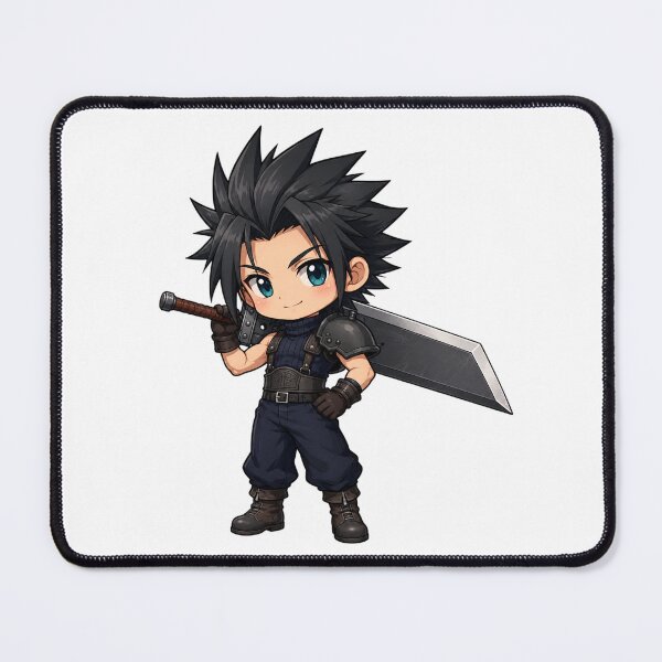 Item preview, Chibi Zack Fair Final Fantasy 7 | FFVII Fanart  designed and sold by bapupa.