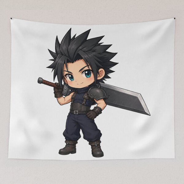Item preview, Chibi Zack Fair Final Fantasy 7 | FFVII Fanart  designed and sold by bapupa.