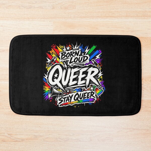 Item preview, Born Loud, Stay Queer | Queer Punk Pride designed and sold by Lokoz.