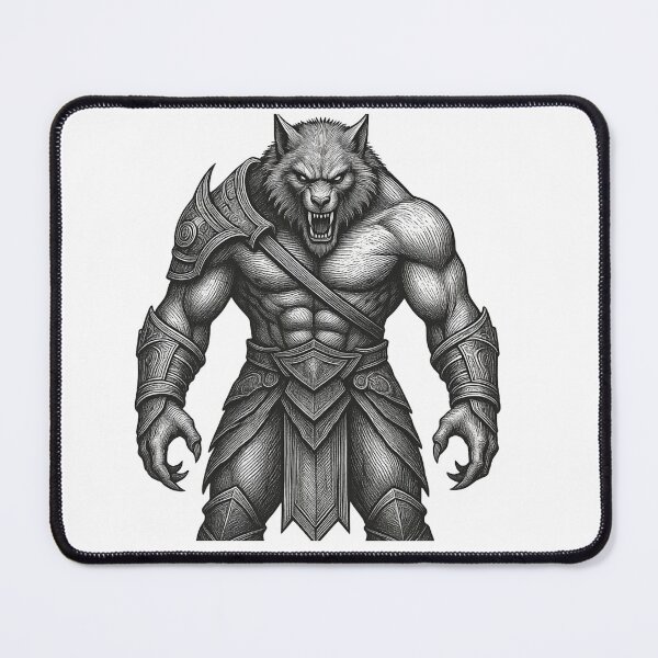 Item preview, Werewolf Ripping Into the Night T-Shirt, Vintage Werewolf Warrior Gift, Gothic Horror Monster Graphic Tee, Full Moon Wolf Art designed and sold by pawsome purrfect.