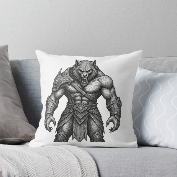 Item preview, Werewolf Ripping Into the Night T-Shirt, Vintage Werewolf Warrior Gift, Gothic Horror Monster Graphic Tee, Full Moon Wolf Art designed and sold by pawsome purrfect.