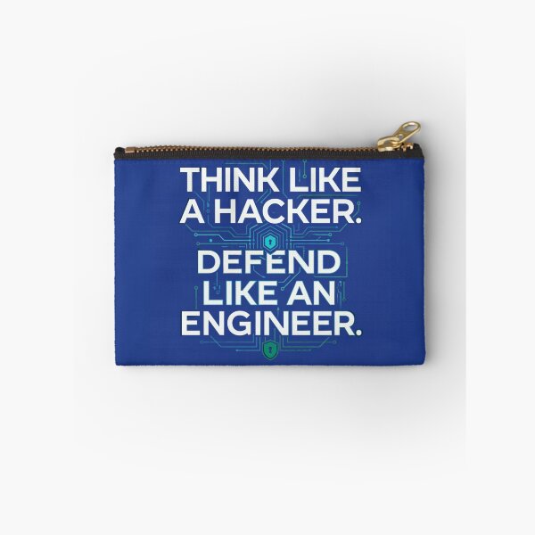 Item preview, Think Like a Hacker Defend Like an Engineer | Cybersecurity designed and sold by Amr Darwish Graphic designer.