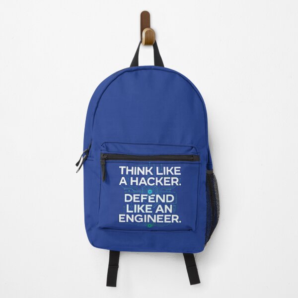 Item preview, Think Like a Hacker Defend Like an Engineer | Cybersecurity designed and sold by Amr Darwish Graphic designer.