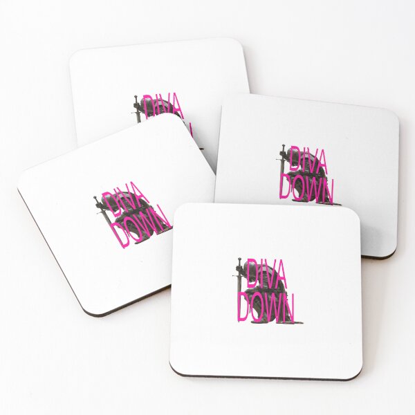 Item preview, Diva Down – Gothic Knight Dark Humor Sticker designed and sold by elwinadonburg.