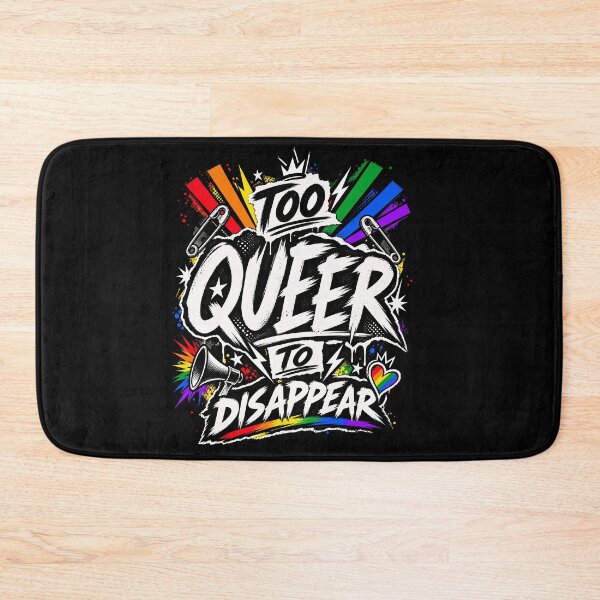 Item preview, Too Queer to Disappear | Queer Punk Pride designed and sold by Lokoz.