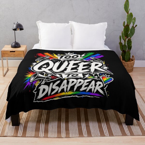 Item preview, Too Queer to Disappear | Queer Punk Pride designed and sold by Lokoz.