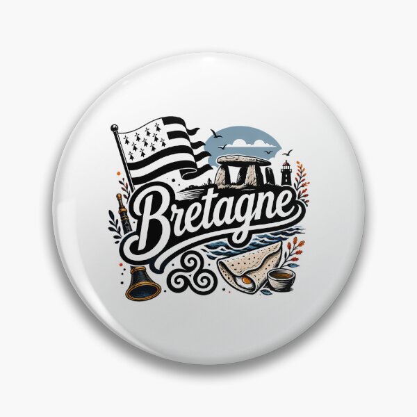 Item preview, Bretagne Sign Flag And Breton Symbols designed and sold by risti-anGarrard.