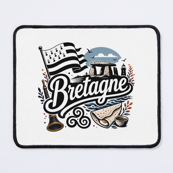 Item preview, Bretagne Sign Flag And Breton Symbols designed and sold by risti-anGarrard.