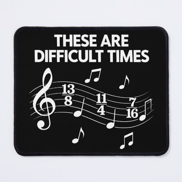 Item preview, These Are Difficult Times Funny Musician Teacher Retro designed and sold by Clayborn1Carrie.