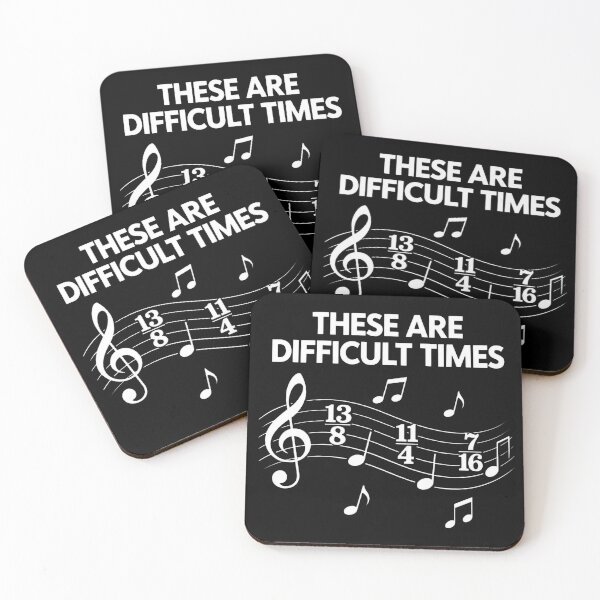 Item preview, These Are Difficult Times Funny Musician Teacher Retro designed and sold by Clayborn1Carrie.
