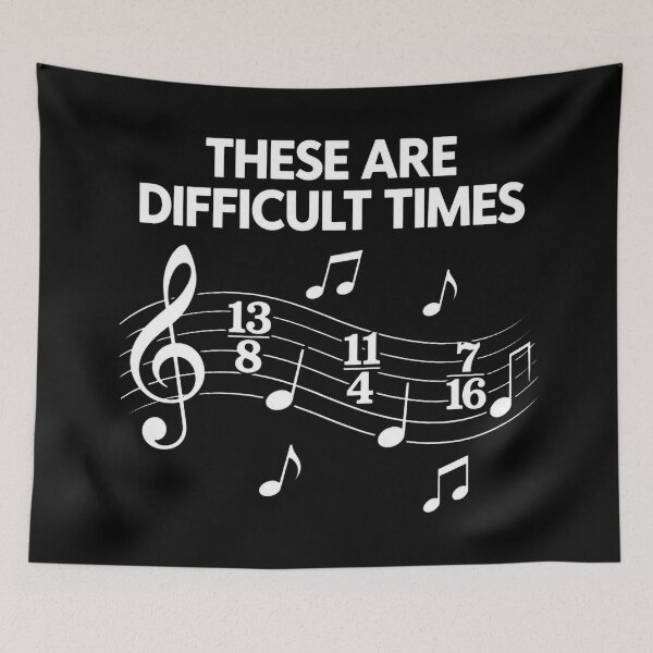 Item preview, These Are Difficult Times Funny Musician Teacher Retro designed and sold by Clayborn1Carrie.