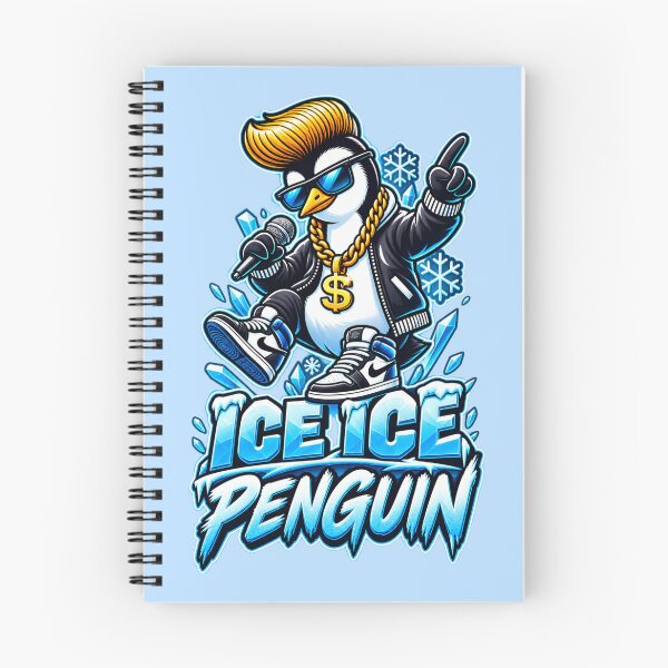 Item preview, Ice Ice Penguin – Funny Hip-Hop Penguin Throwback designed and sold by pUNKnown.