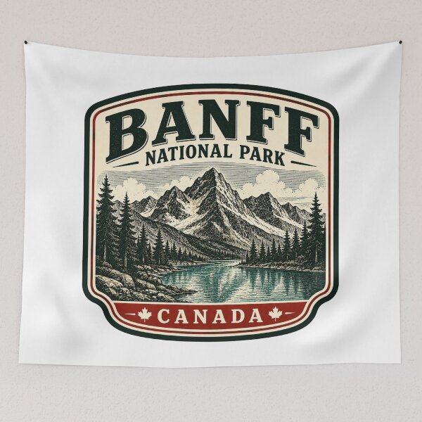 Item preview, Banff National Park - Canada  designed and sold by GoodOldVintage.