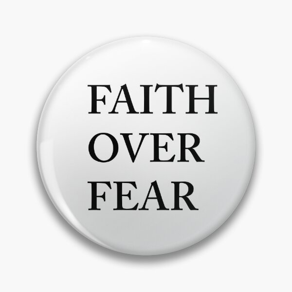 Item preview, Faith Over Fear Serif Quote designed and sold by Sorted and Sweet.