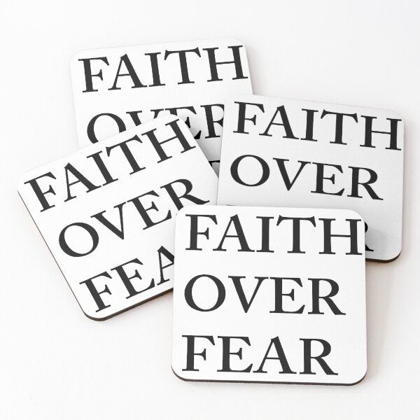 Item preview, Faith Over Fear Serif Quote designed and sold by Sorted and Sweet.