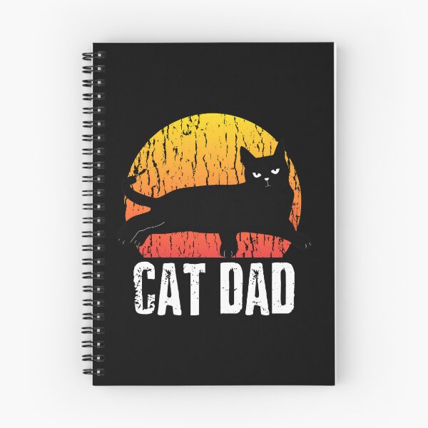 Item preview, Cat Dad Retro Sunset Feline Pet Owner designed and sold by OlyvieArt.