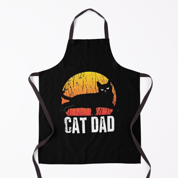 Item preview, Cat Dad Retro Sunset Feline Pet Owner designed and sold by OlyvieArt.