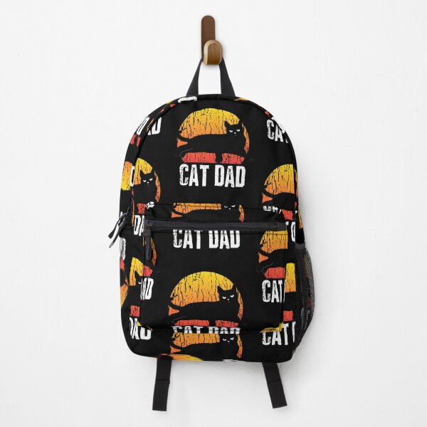 Item preview, Cat Dad Retro Sunset Feline Pet Owner designed and sold by OlyvieArt.