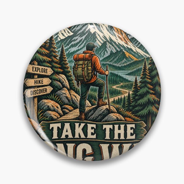 Item preview, Take The Long Way Mountain Adventure designed and sold by CodePaws Creations.