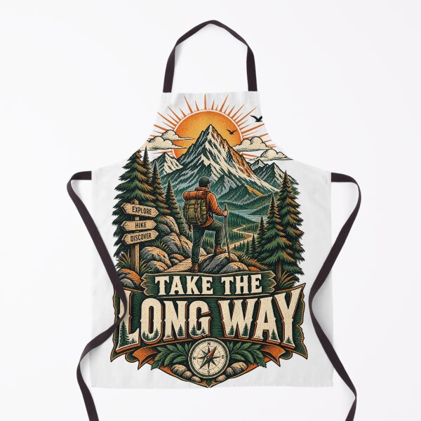 Item preview, Take The Long Way Mountain Adventure designed and sold by CodePaws Creations.