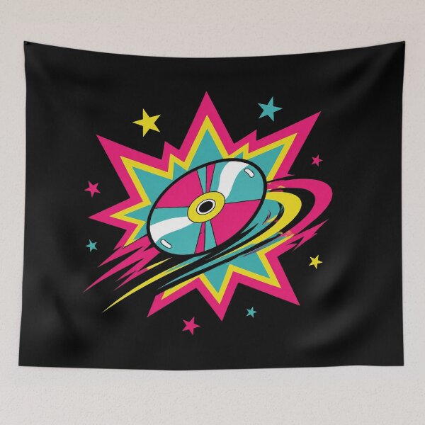 Item preview, Compact Disc Star Retro Graphic Design designed and sold by Clayborn1Carrie.