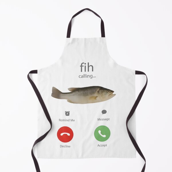 Item preview, Funny Fish Meme Fih Calling designed and sold by Elakhongthe.
