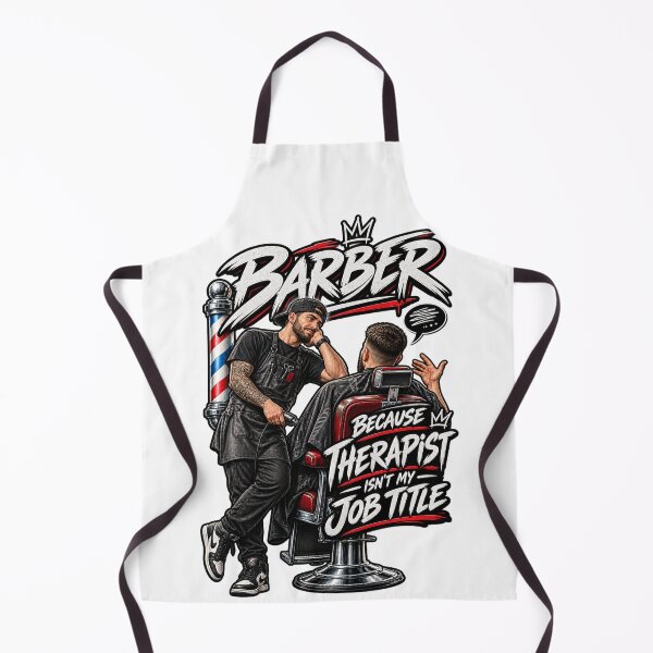 Item preview, BARBER BECAUSE THERAPIST ISNT MY JOB TITLE designed and sold by AusTradeTees.