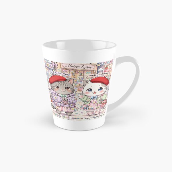 Item preview, Maison Sylvie Harajuku Boss Mode - Freda & Junior Red Beret Cats Art Print designed and sold by MAISON SYLVIE.