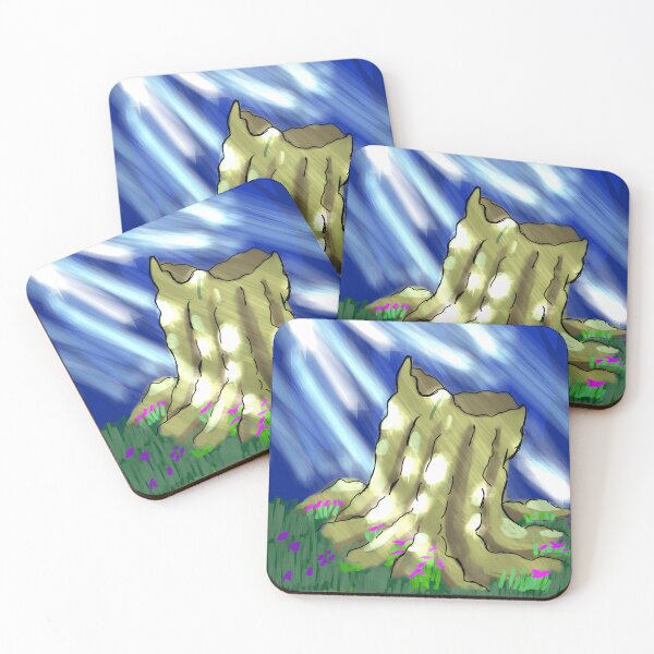 Item preview, Sunlit Tree Stump in Flowered Meadow designed and sold by Baby-Care.