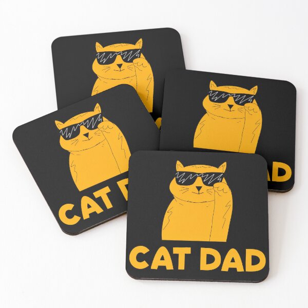 Item preview, Cool Cat Dad Sunglasses Funny Pet Owner Graphic designed and sold by OlyvieArt.