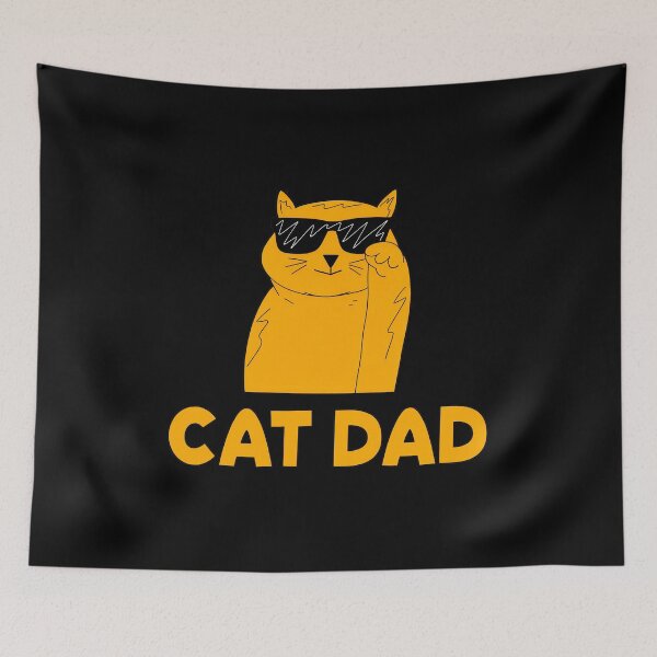 Item preview, Cool Cat Dad Sunglasses Funny Pet Owner Graphic designed and sold by OlyvieArt.