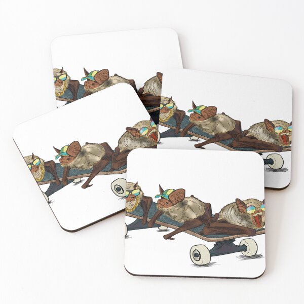 Item preview, Three Cool Bats Riding a Skateboard designed and sold by Baby-Care.