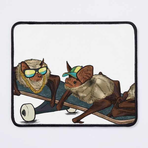 Item preview, Three Cool Bats Riding a Skateboard designed and sold by Baby-Care.