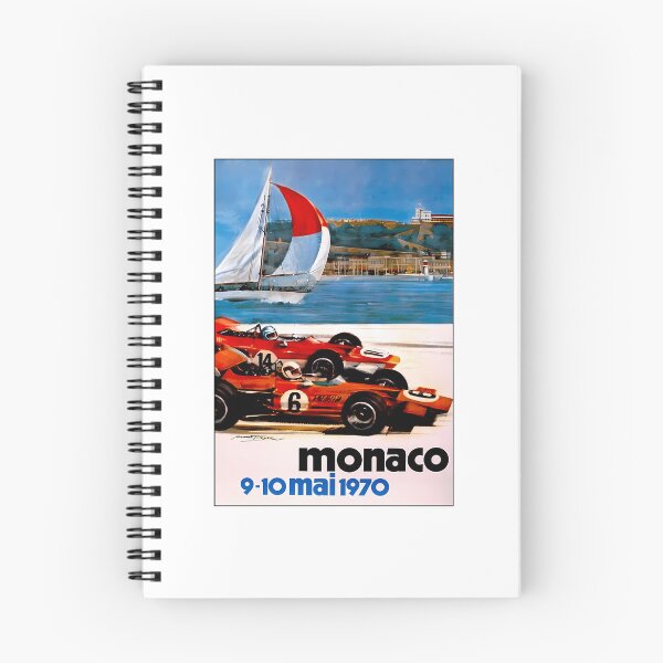 Item preview, Monaco  Vintage 1970 Auto Racing Advertising Print designed and sold by Keyr-aCallihan.