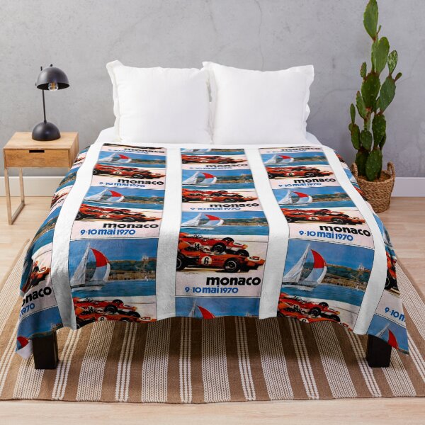 Item preview, Monaco  Vintage 1970 Auto Racing Advertising Print designed and sold by Keyr-aCallihan.