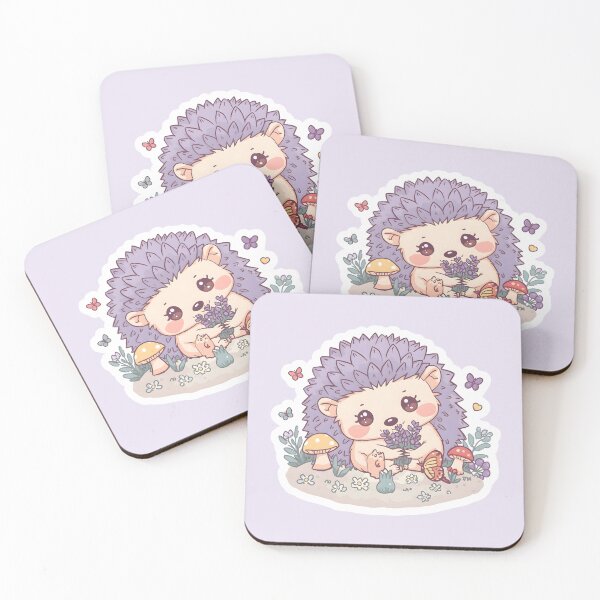 Item preview, Kawaii Lavender Hedgehog designed and sold by UnRealS.